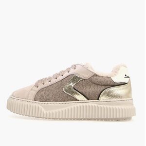 NWT VOILE BLANCHE Lipari Geniune Shearling Lined Sneaker
